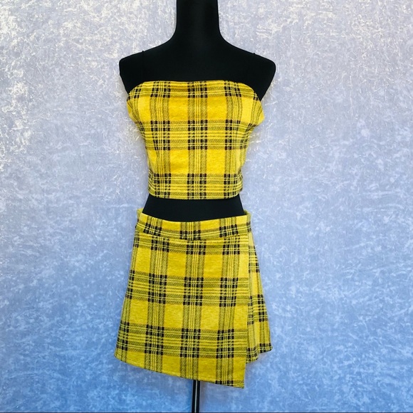 Yellow Checkered 2pc Set - Picture 15 of 15